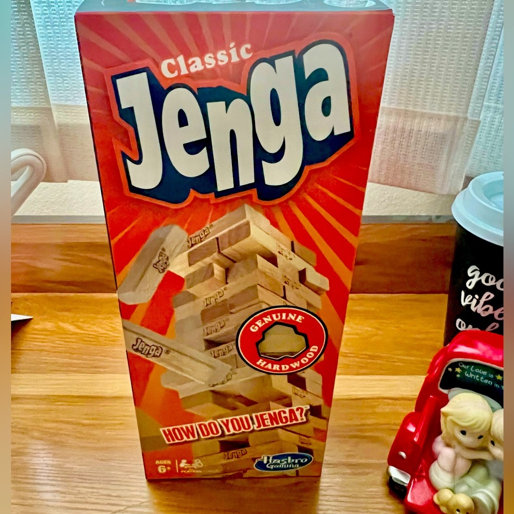 Jenga! 
Never used